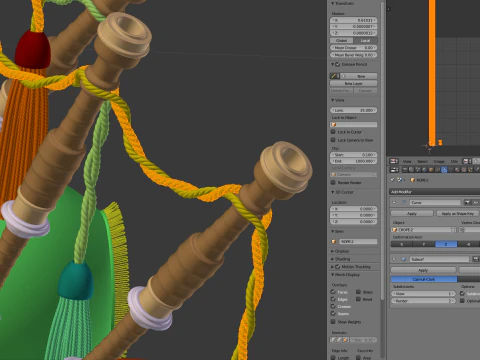 Cornamusa Modello 3D