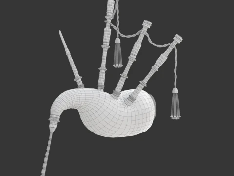 Cornamusa Modello 3D