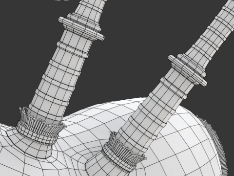 Bagpipe 3D Model