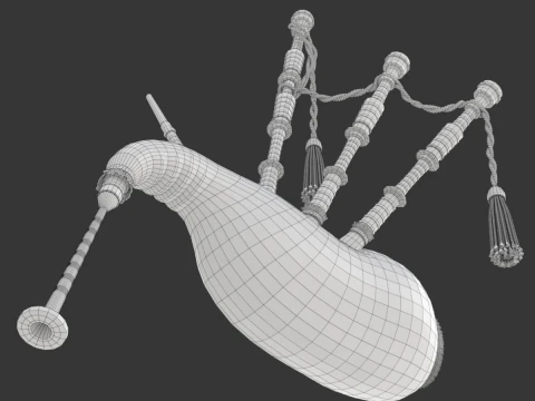 Cornamusa Modello 3D