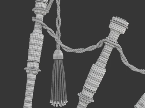 Cornamusa Modello 3D