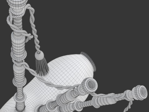 Bagpipe 3D Model