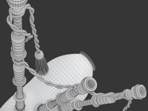 Cornamusa Modello 3D