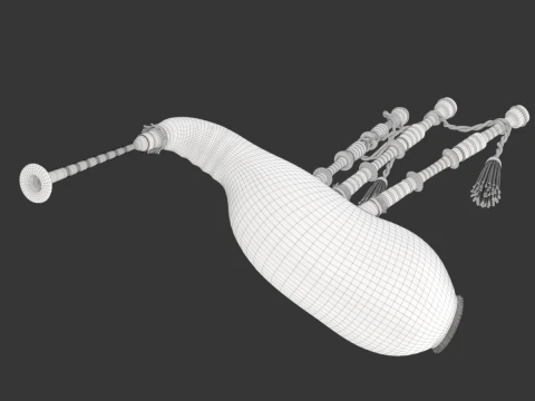 Cornamusa Modello 3D