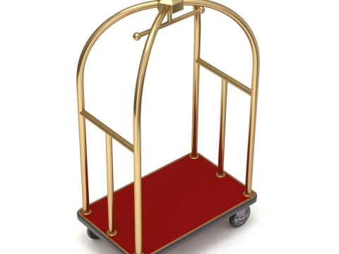 Hotel Cart Model-1 3D-Modell