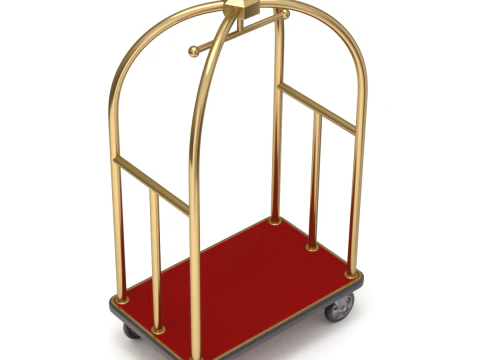 Carrello dell'hotel modello-1 Modello 3D