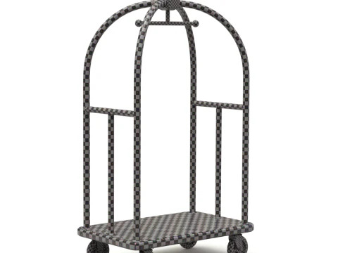 Carrello dell'hotel modello-1 Modello 3D