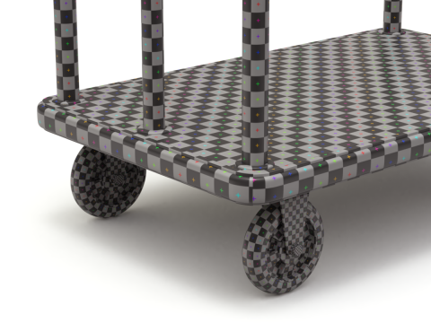 Hotel Cart Model-1 3D-Modell