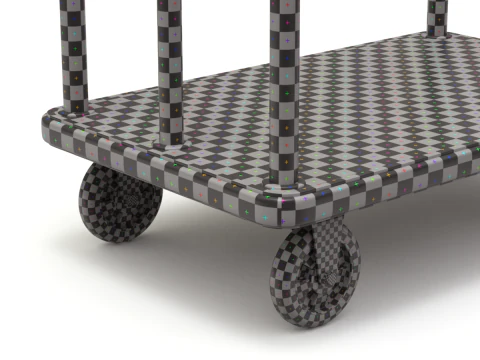 Carrello dell'hotel modello-1 Modello 3D