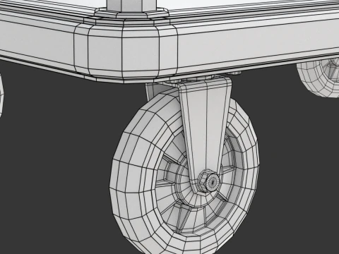 Carrello dell'hotel modello-1 Modello 3D