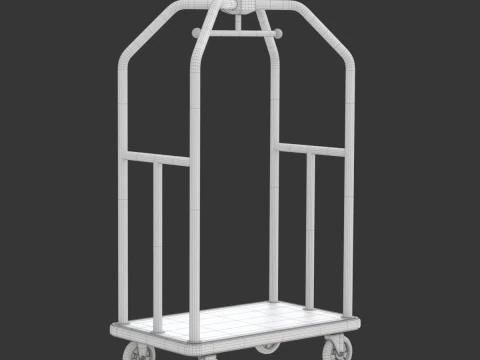 Hotel Cart Model-3 3D Model