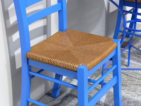 Greek Taverna Terrace Modello 3D