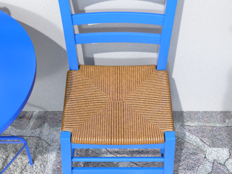 Greek Taverna Terrace Modello 3D