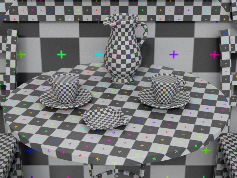 Greek Taverna Terrace Modello 3D