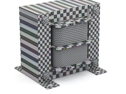 变压器壳型 3D 模型