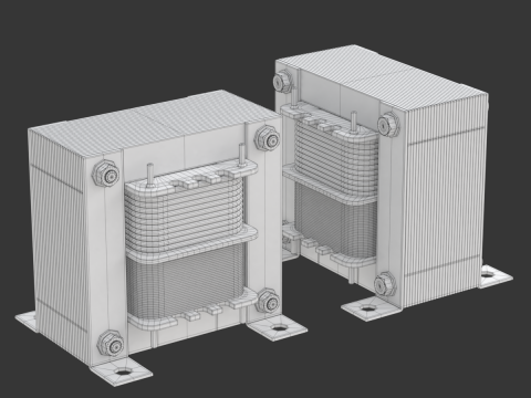 Transformer Shell Type 3D Model