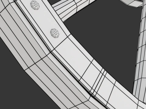Vintage Wood Wheel 3D Model