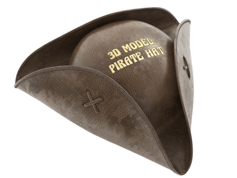 Pirate Hat 3D Model