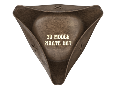 Pirate Hat 3D Model