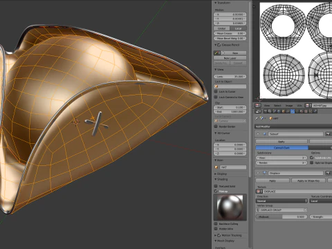 Cappello da pirata Modello 3D