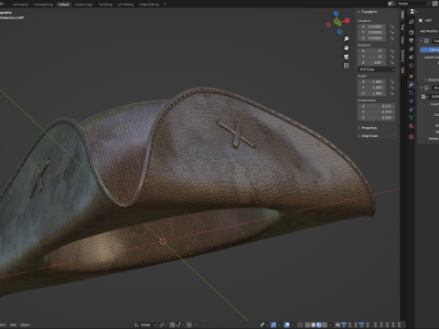 Pirate Hat 3D Model