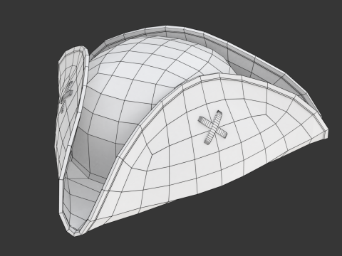 Pirate Hat 3D Model