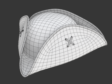 Pirate Hat 3D Model