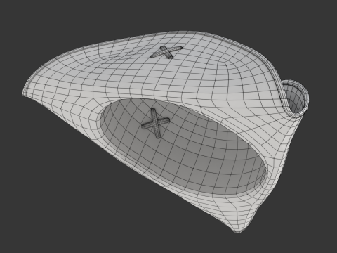 Pirate Hat 3D Model