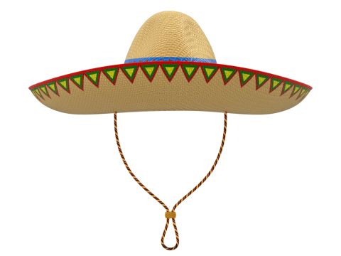 Sombrero 3D Модель