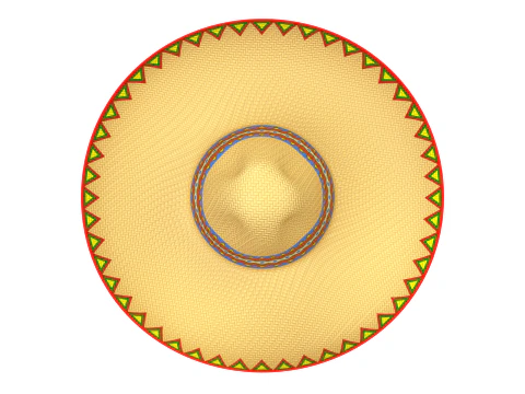 Sombrero Modelo 3D
