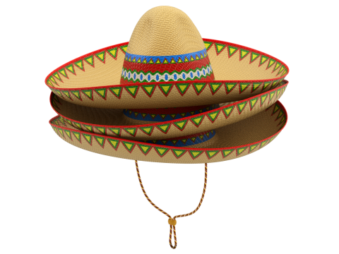 Sombrero 3D Модель