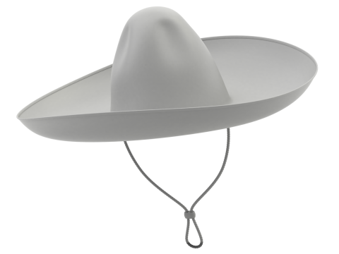 Sombrero 3D Модель
