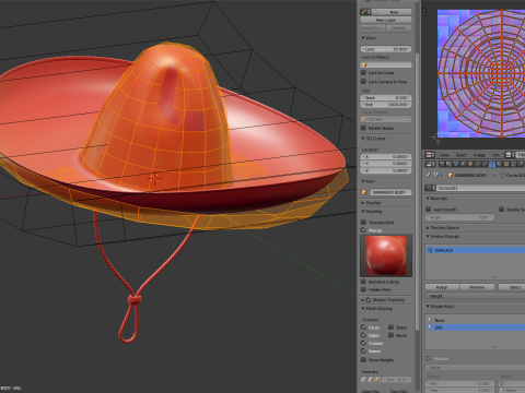 Sombrero 3D Модель