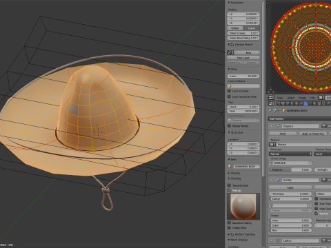 Sombrero 3D Модель