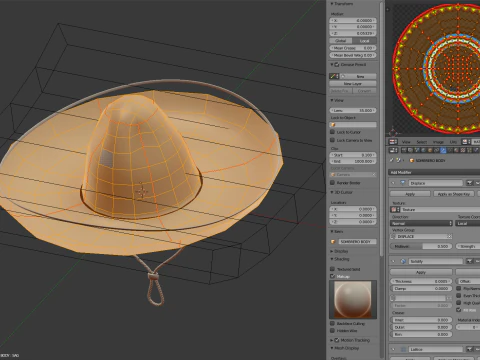 Sombrero Modelo 3D