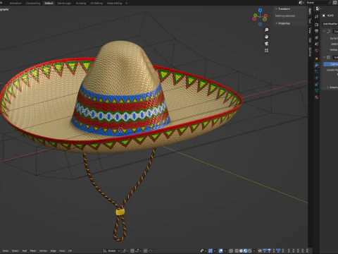 Sombrero Modelo 3D