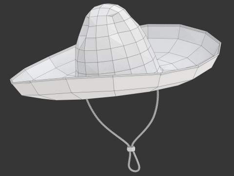 Sombrero 3D Модель