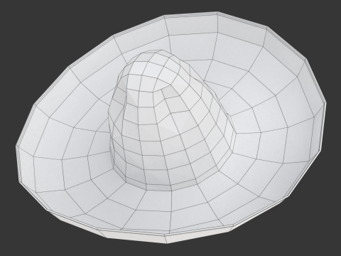 Sombrero 3D Модель