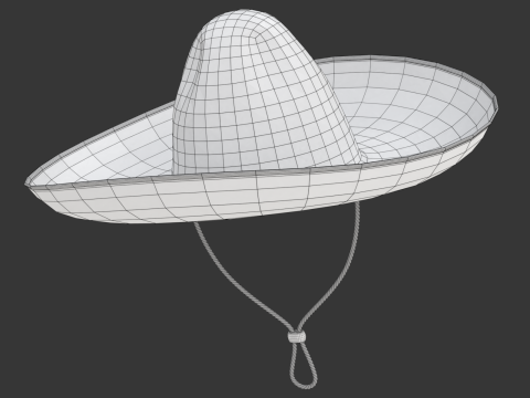 Sombrero 3D Модель