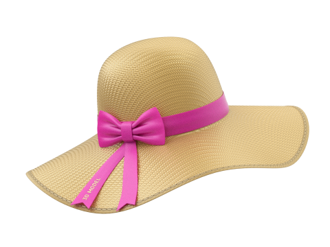 Women Sun Hat 3D Model