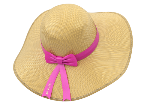 Women Sun Hat Modelo 3D