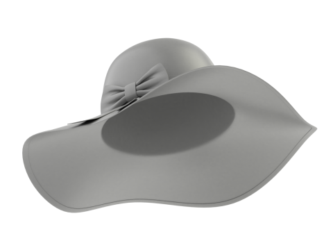 Women Sun Hat Modelo 3D