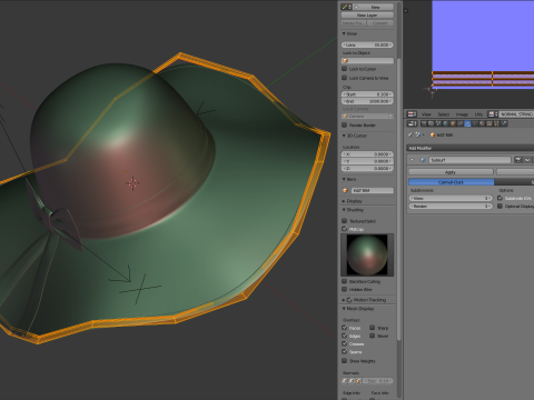 Women Sun Hat Modelo 3D