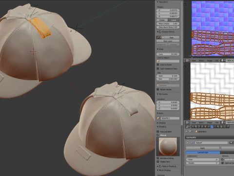Cappello da cacciatore di cervi Modello 3D