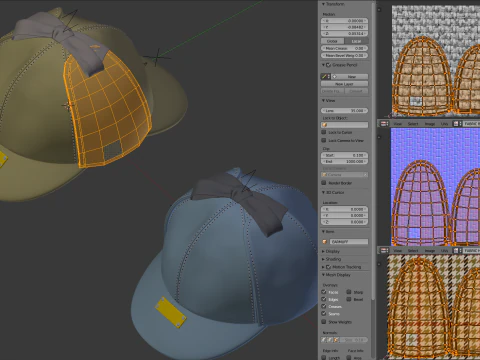 Cappello da cacciatore di cervi Modello 3D
