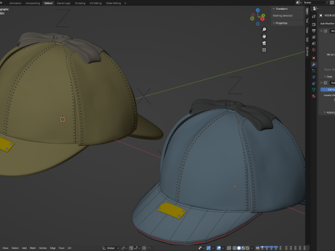Deerstalk Hat Modello 3D