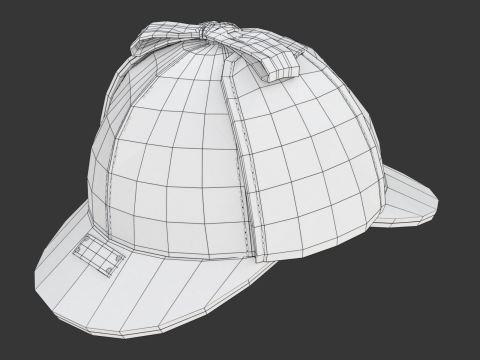 Deerstalk Hat Modello 3D