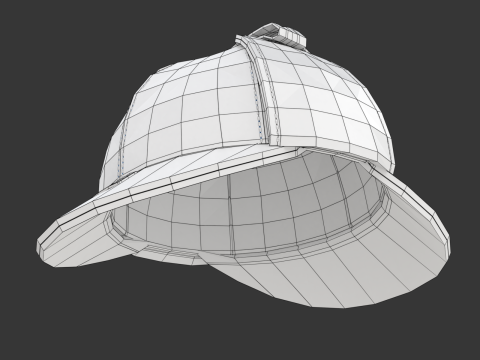 Deerstalk Hat Modello 3D