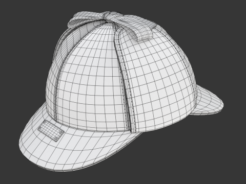 Deerstalk Hat Modello 3D