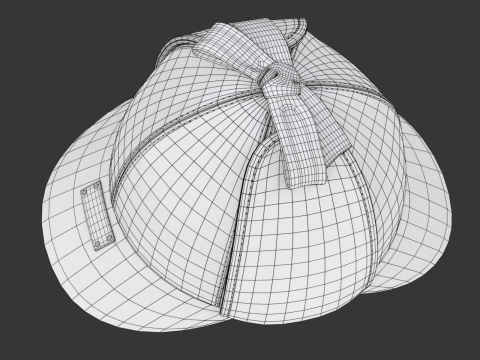 Deerstalk Hat Modello 3D
